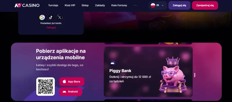 App nvcasino
